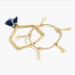 J. Crew Jewelry | J.Crew Bead And Tassel Bracelet | Color: Blue/Gold | Size: Os