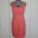 J. Crew Dresses | J.Crew Salmon Colored V Cut Dress Size 4 | Color: Orange/Pink | Size: 4