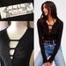 Free People Tops | Intimately Free People Black V Neck | Color: Black | Size: S