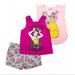 Disney Matching Sets | Disney Belle Beauty And The Beast Shorts Set 6200 | Color: Cream | Size: Various