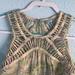 Anthropologie Tops | Leifnotes Idella Silk Top 8 | Color: Cream/Green | Size: 8