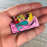 Disney Other | Disney Fantasy Pin - Pink Little Mermaid Le50 | Color: Pink/Yellow | Size: Os