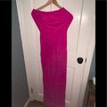 Lilly Pulitzer Dresses | Lilly Pulitzer Lace Hot Pink Strapless Maxi Dress | Color: Pink | Size: S
