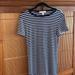 Michael Kors Dresses | Michael Kors Striped T Shirt Dress Small Nwt | Color: Blue/White | Size: S