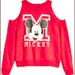 Disney Shirts & Tops | Disney Girls Top | Color: Red | Size: Lg