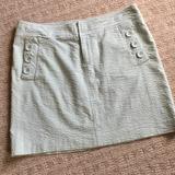 Lilly Pulitzer Skirts | Lilly Pulitzer Green / White Seersucker Skirt Sz 6 | Color: Green/White | Size: 6