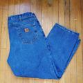 Carhartt Jeans | Carhartt Jeans - Flannel Lined | Color: Blue | Size: 40