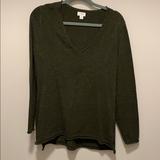 J. Crew Sweaters | J. Crew Vneck Sweater | Color: Green | Size: M