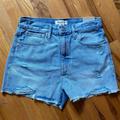 Madewell Shorts | Madewell | The Mom Jean Shorts | Color: Blue | Size: 27