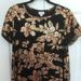 Lularoe Dresses | Lularoe Elegant Floral Carly | Color: Black/Gold | Size: S