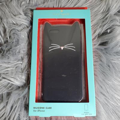 Kate Spade Other | Kate Spade Iphone 6 Silicon Kitty Case | Color: Black/Pink | Size: Os