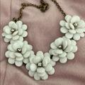 J. Crew Jewelry | Jcrew Statement Necklace | Color: Gold/White | Size: Os