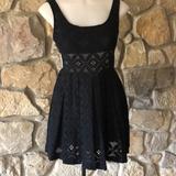 Free People Dresses | Free People Side Cutout Dress | Color: Black | Size: Xs