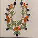 J. Crew Jewelry | J.Crew Statement Necklace | Color: Blue/Orange | Size: Os