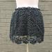 Free People Skirts | Free People Crocheted Mini Skirt Size M | Color: Gray | Size: M