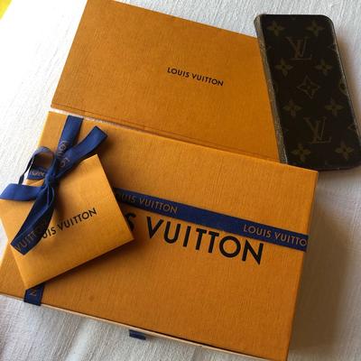 Louis Vuitton Accessories | Louis Vuitton I Phone X Folio Phone Case | Color: Brown/Pink | Size: I Phone X Size