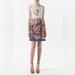 Zara Dresses | Euc Zara Floral Mini Dress | Color: Blue/White | Size: M