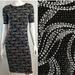 Lularoe Dresses | Lularoe Glitter Metallic Julia Sheath Pencil Dress | Color: Black | Size: Xs