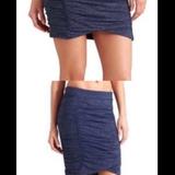 Athleta Skirts | Athleta Skirt Ruched Blue | Color: Blue | Size: S