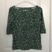 Lilly Pulitzer Tops | Lilly Pulitzer Blue Green Cheetah Print Top- M | Color: Blue/Green | Size: M