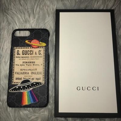 Gucci Accessories | Gucci Iphone 7 Plus Case | Color: Black/Brown | Size: Os