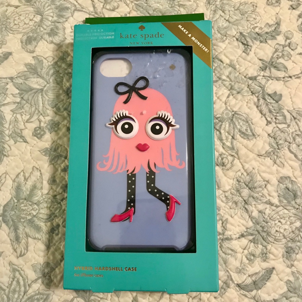 Kate Spade Accessories | Kate Spade “Make A Monster” Iphone 7-8 Case | Color: Pink/Purple | Size: Iphone 7-8 Case