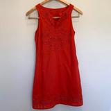 Free People Dresses | Free People Red Embroidered Dress | Color: Red | Size: 4