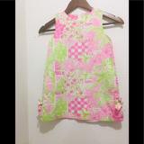Lilly Pulitzer Dresses | Lilly Pulitzer Girls Little Lilly Classic Shift | Color: Green/Pink | Size: 6g
