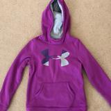 Under Armour Shirts & Tops | Girls Under Armour Cold Gear Hoodie | Color: Purple | Size: Mg