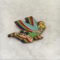 Disney Other | Disney Rainbow Tinker Bell Enamel Pin | Color: Green | Size: Os