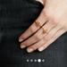 Madewell Jewelry | Madewell Gold Flower And Cactus Ring Set | Color: Gold | Size: 7