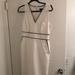 J. Crew Dresses | J Crew Stretch Cotton Dress Sz 4 White Euc | Color: White | Size: 4