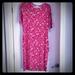 Lularoe Dresses | Lularoe Julia Dress | Color: Pink/Tan | Size: 2x