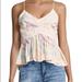 Free People Tops | Free People Blush Pastel Cami Tank Top | Color: Cream/Pink | Size: 6