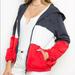 Brandy Melville Jackets & Coats | Brandy Melville Girls Windbreaker Jacket One Size | Color: Blue/Red | Size: S