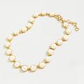 J. Crew Jewelry | New J.Crew Gumdrop Stone Necklace, Pearl Necklace | Color: Cream/Gold | Size: 16-18”