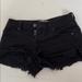 Free People Shorts | Free People Denim - Black Shorts | Color: Black | Size: 24