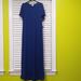 Lularoe Dresses | Lularoe Maria Dress | Color: Blue | Size: L