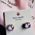 Kate Spade Jewelry | Kate Spade Earring - Lilac | Color: Gold/Purple | Size: Os