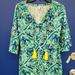 Lilly Pulitzer Dresses | Lilly Pulitzer Women's Palm Dress Xs | Color: Green/Yellow | Size: Xs