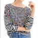 J. Crew Tops | Michael De Feo J.Crew Striped T-Shirt Small | Color: Blue/Cream | Size: S