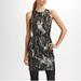 Michael Kors Dresses | Michael Kors Front Zip Metallic Belted Dress Sz 0 | Color: Black/Silver | Size: 0
