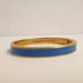 Kate Spade Jewelry | Kate Spade Blue & Gold Tone Hinge Bangle Bracelet | Color: Blue/Gold | Size: Os