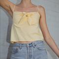 Brandy Melville Tops | Brandy Melville Yellow Tank | Color: Yellow | Size: One Size