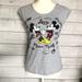 Disney Tops | Disney | Mickey Minnie Mouse Love Tee | Color: Black/Gray | Size: S