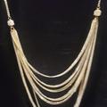 Jessica Simpson Jewelry | 3 Toned Layer Necklace | Color: Gold/Silver | Size: Long