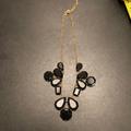 Kate Spade Jewelry | Kate Spade Black Statement Necklace | Color: Black/Gold | Size: Os
