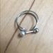 Free People Jewelry | Free People Ring Silver Faux Pearl Size 7 Boho | Color: Silver/White | Size: 7