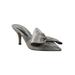 Wide Width Women's Elonna Mule by J. Renee in Pewter Glitter (Size 10 W)