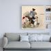 Charlton Home® 'Children on Their Way to Work in the Fields, 1840' by Peter Fendi - Wrapped Canvas Painting Print Canvas in Gray/White | Wayfair